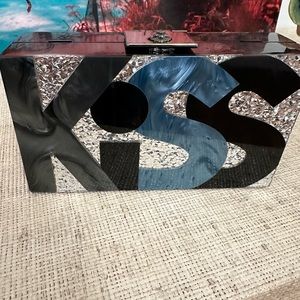 Rafe New York Acrylic Kiss Me Clutch/Purse
